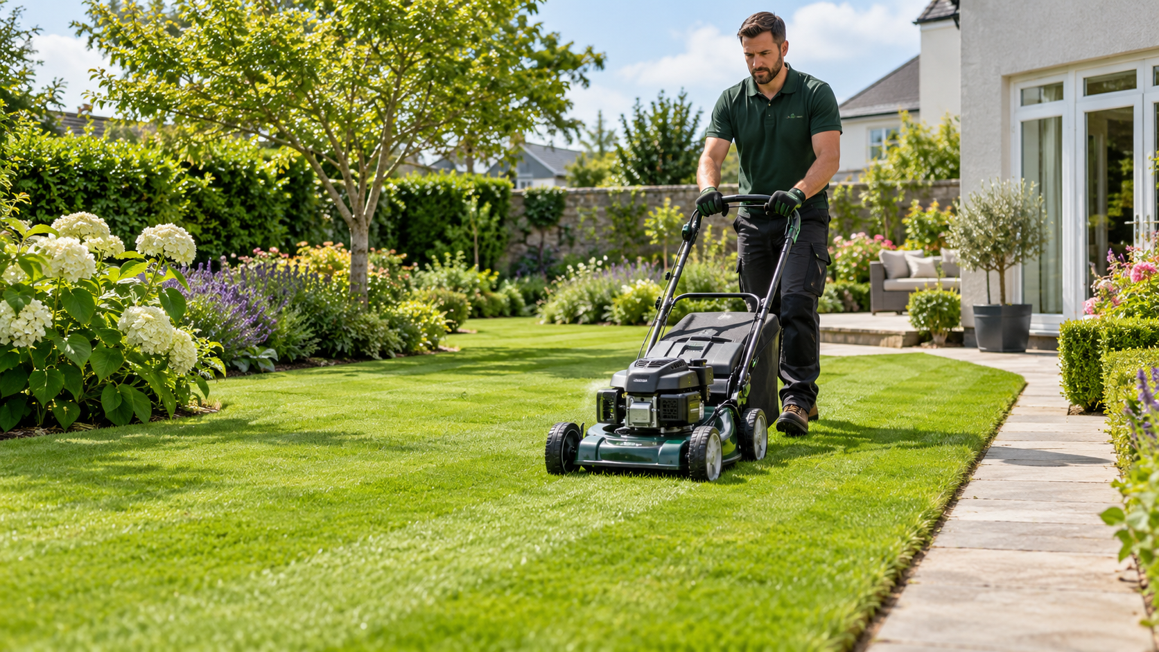 Grass Cut & Edged